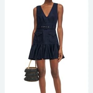 Zimmermann Glassy Safari Mini Linen dress